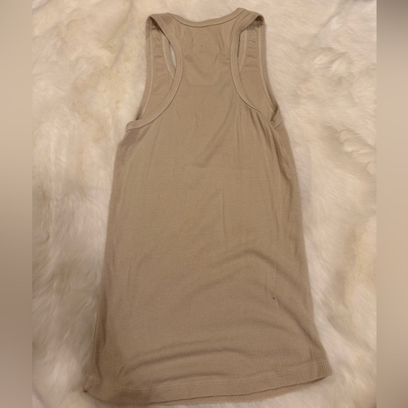 Set Active Form Tank Top Beige Tan Nude Size Small EUC - Picture 4 of 4